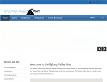 Tablet Screenshot of bylongvalleyway.com.au